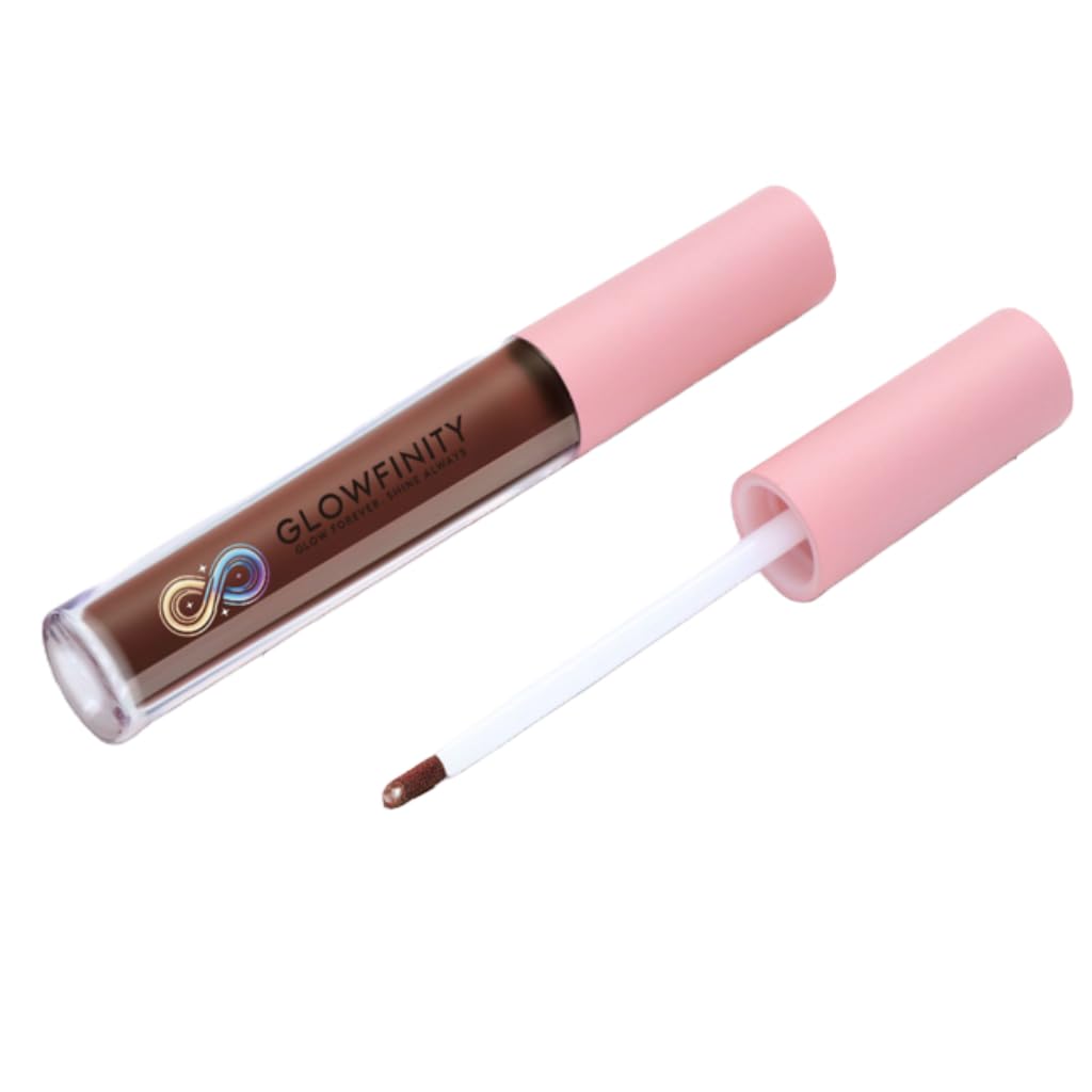 GLOWFINITY High Shine Lip Plumping Shimmer Lip Gloss Nourishing and Hydrating, Cooling Sensation (10 ml)