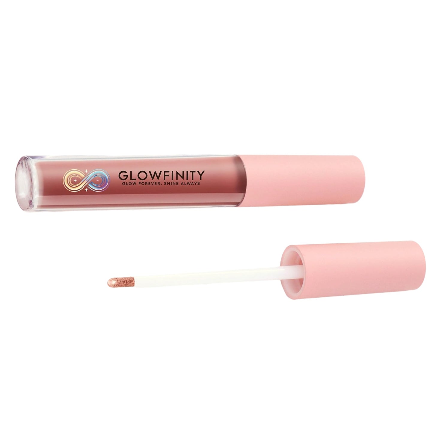 GLOWFINITY High Shine Lip Plumping Shimmer Lip Gloss Nourishing and Hydrating, Cooling Sensation (10 ml)