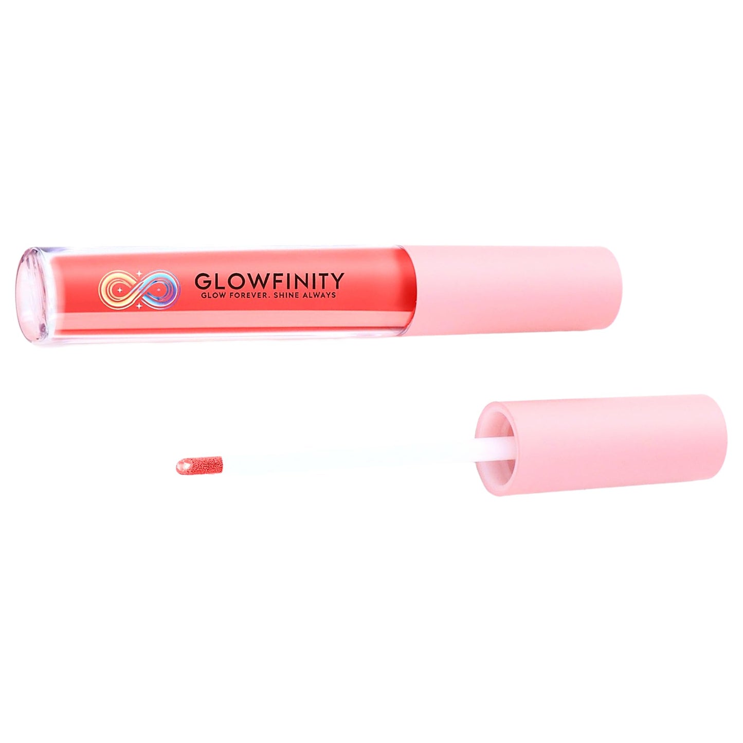 GLOWFINITY High Shine Lip Plumping Shimmer Lip Gloss Nourishing and Hydrating, Cooling Sensation (10 ml)