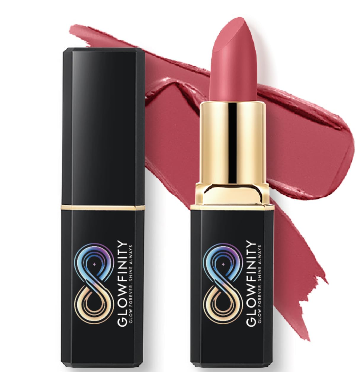 Glowfinity Honeycomb Haze Matte Lipstick – Long Lasting Nude Velvet Lipstick, Hydrating Vegan Lip Color, Gift for Women, 3g
