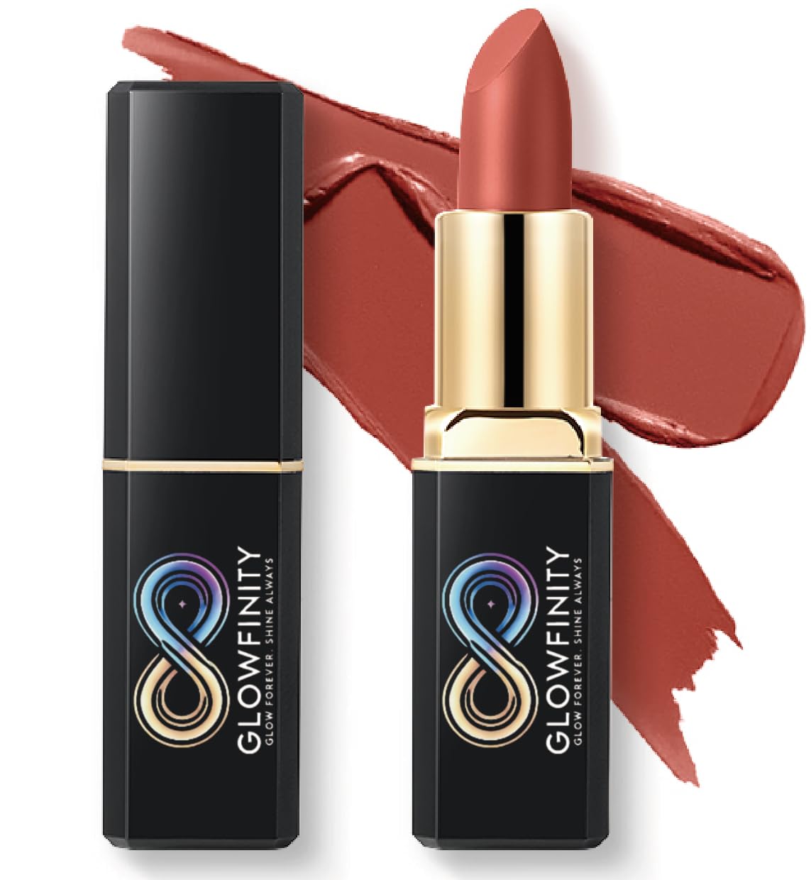 Glowfinity Honeycomb Haze Matte Lipstick – Long Lasting Nude Velvet Lipstick, Hydrating Vegan Lip Color, Gift for Women, 3g